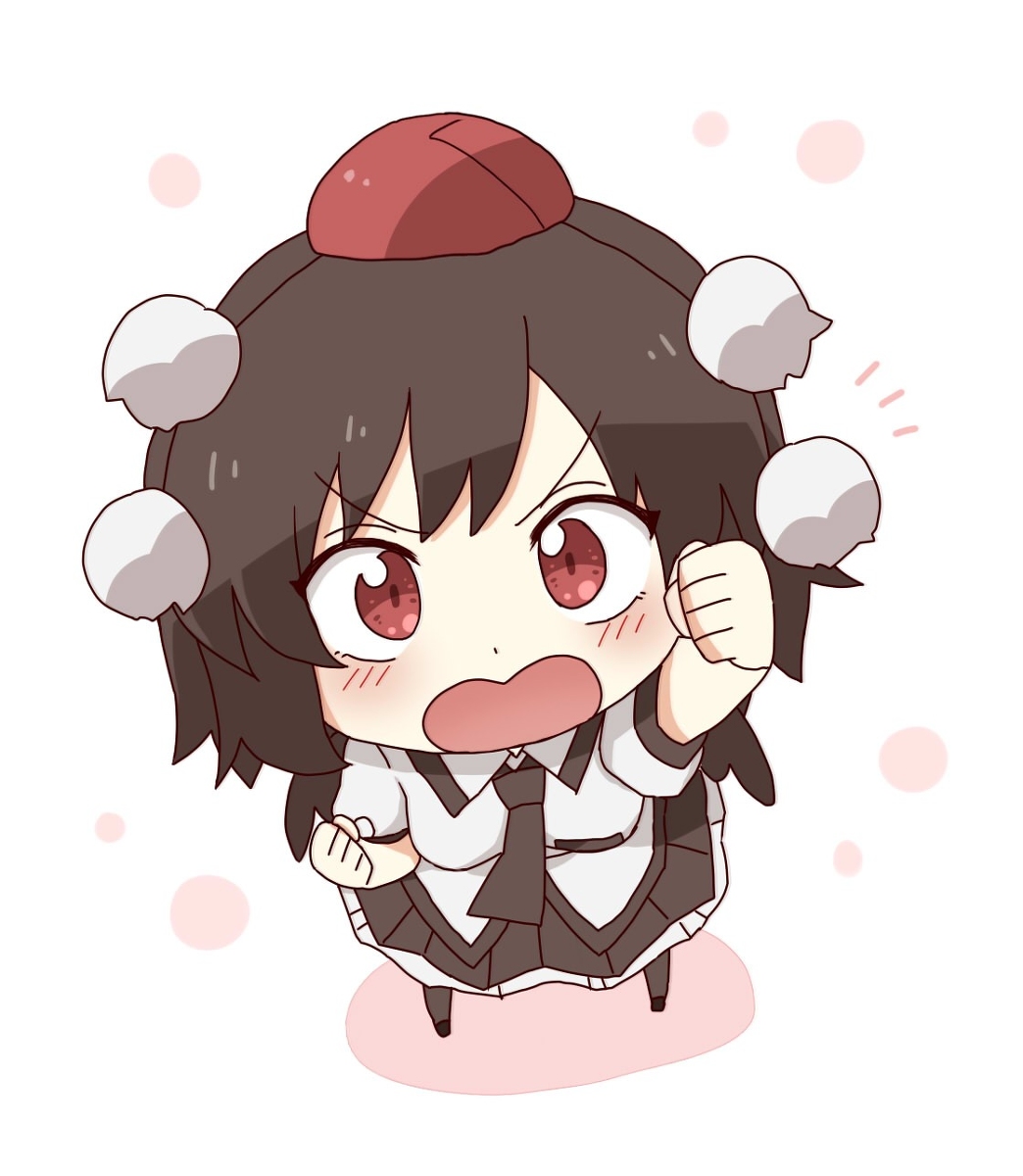 This is a pixiv picture whose title is 文ちゃんパンチ！.