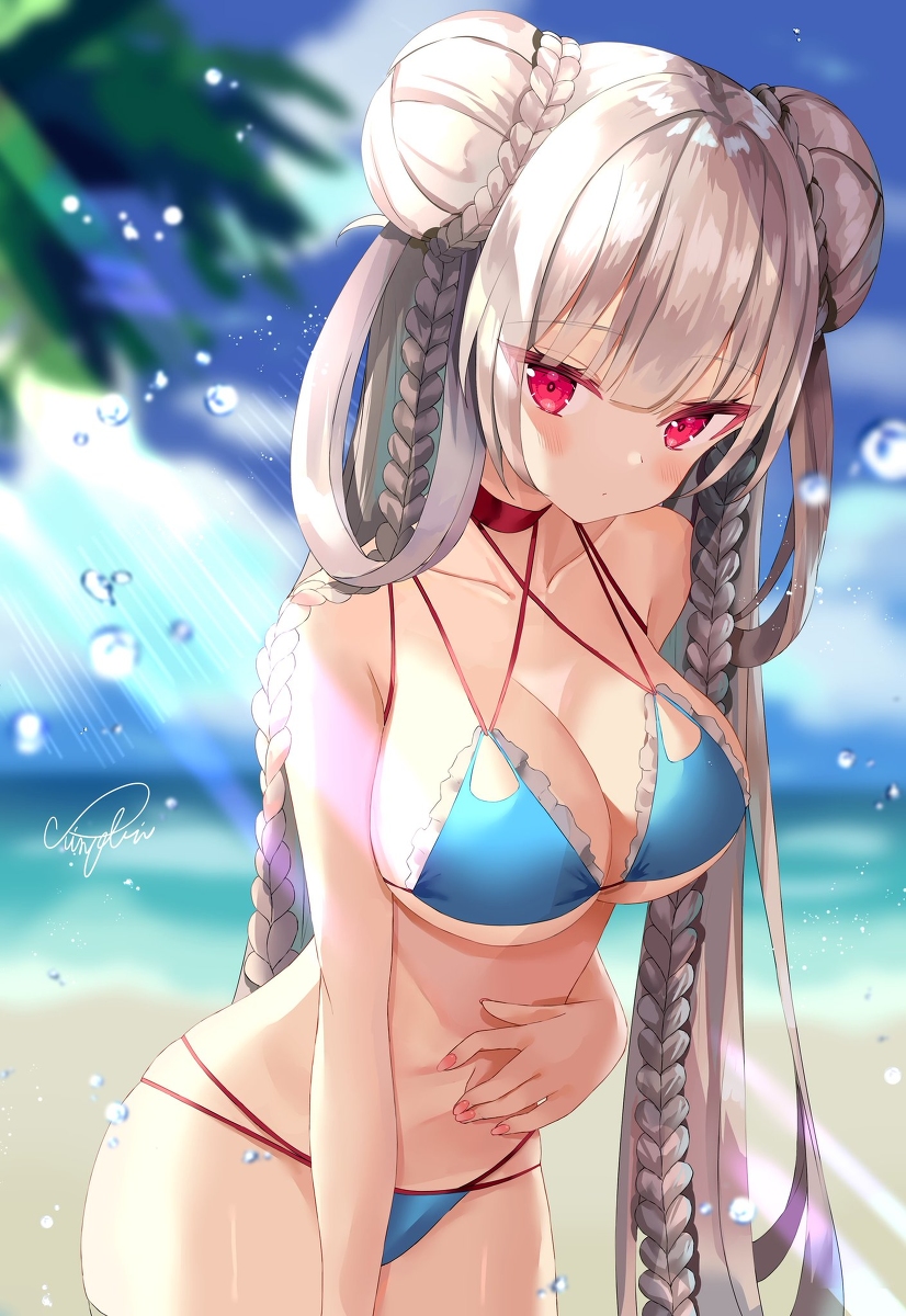 This is a pixiv picture whose title is 真夏のフォーミちゃん.