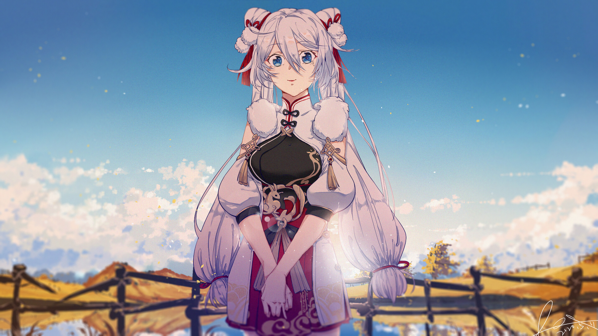 This is a pixiv picture whose title is 琪亚娜.