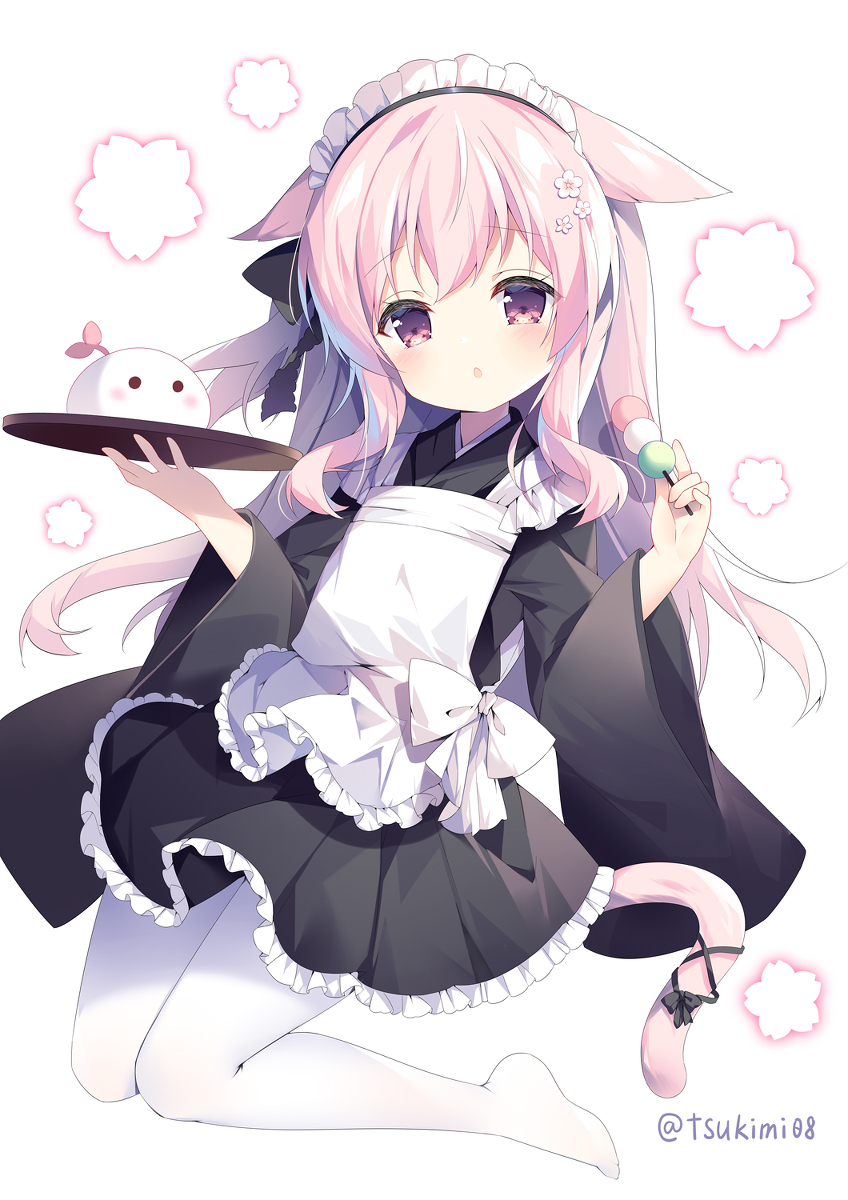 This is a pixiv picture whose title is 和メイド如月ちゃん.