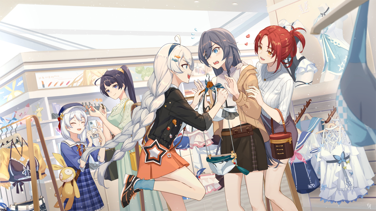 This is a pixiv picture whose title is お買い物.