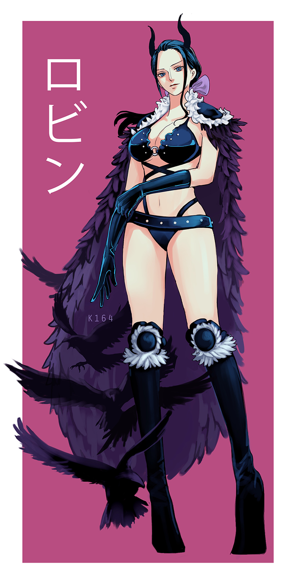 This is a pixiv picture whose title is Nico Robin - Beasts Pirates.