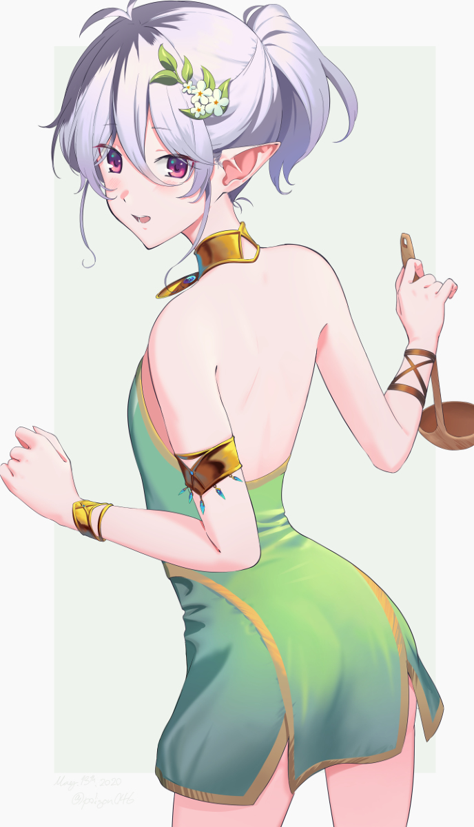 This is a pixiv picture whose title is ポニテ.