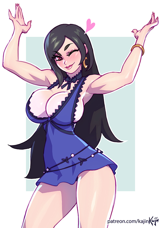 This is a pixiv picture whose title is Tifa's Dress.