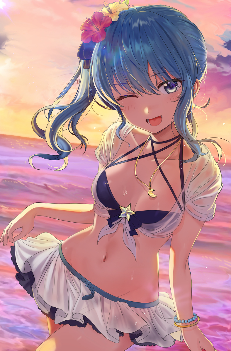 This is a pixiv picture whose title is 星街すいせい.