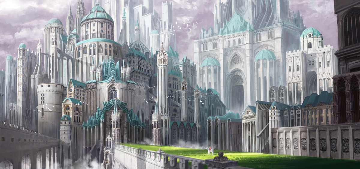 This is a pixiv picture whose title is 城.