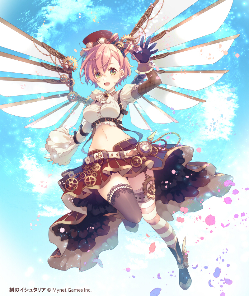 This is a pixiv picture whose title is 天空の陽心イカロス.