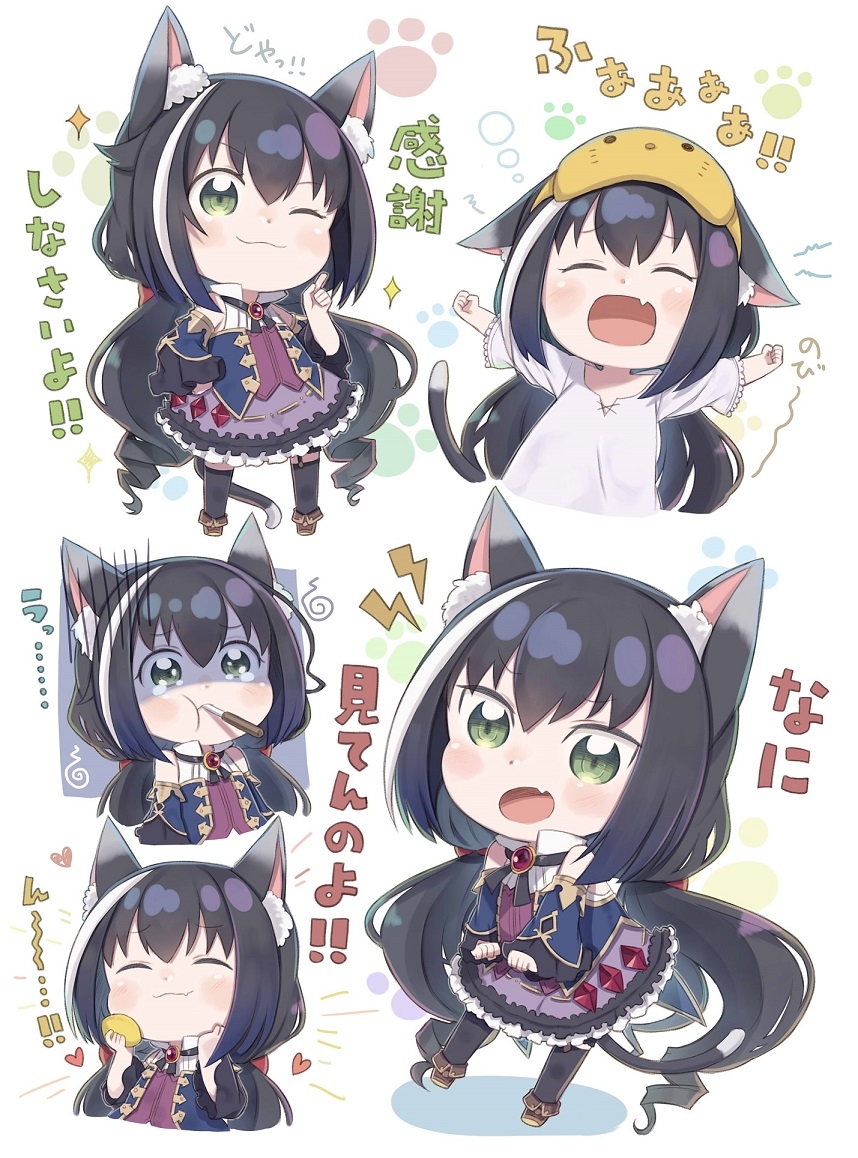 This is a pixiv picture whose title is ちび美食殿がいっぱい！.