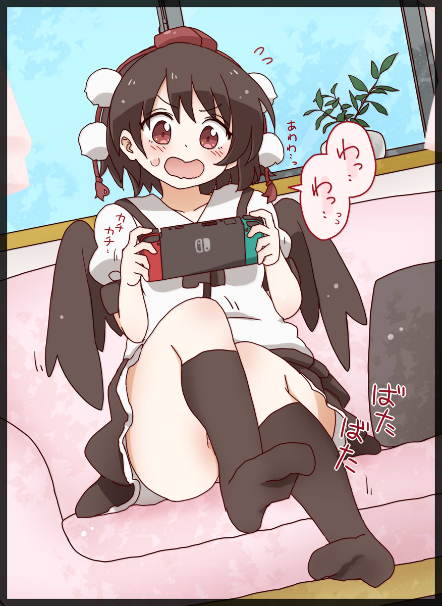 This is a pixiv picture whose title is 文ちゃんとゲーム.