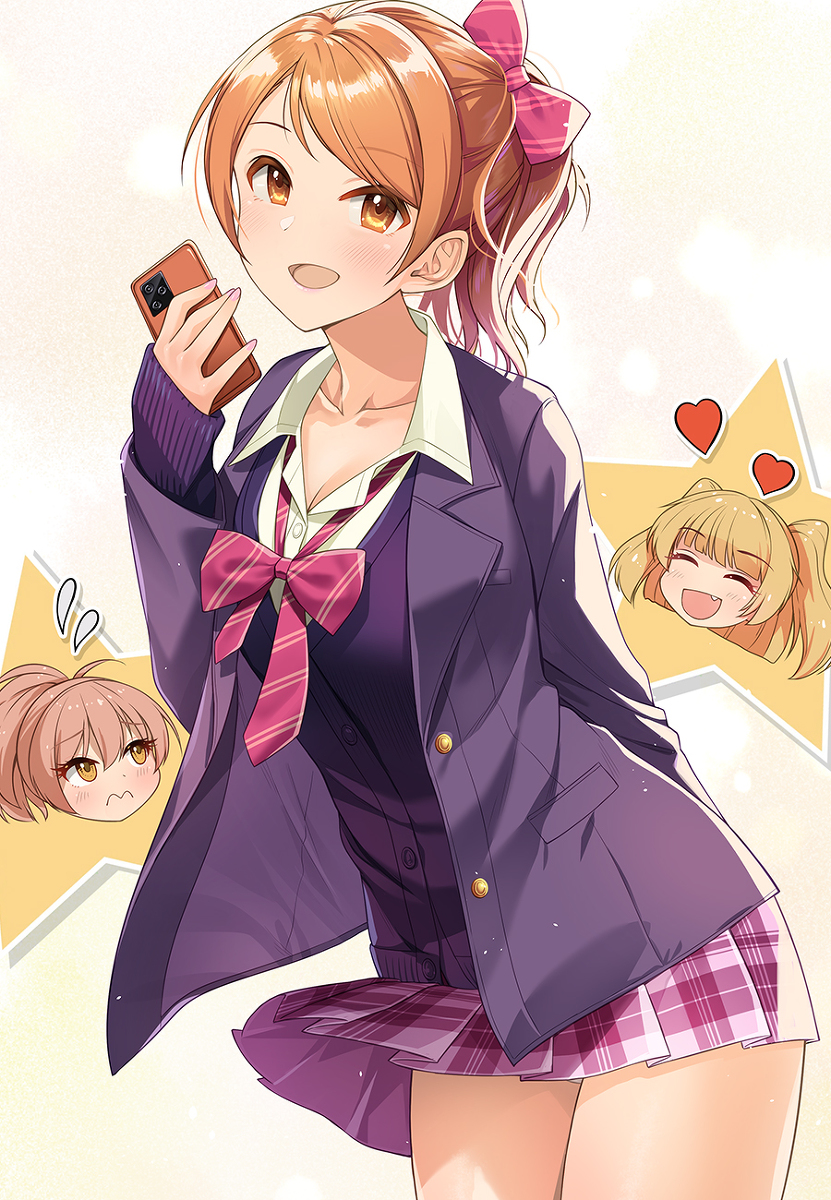 This is a pixiv picture whose title is 【155.5】美嘉の制服☆.