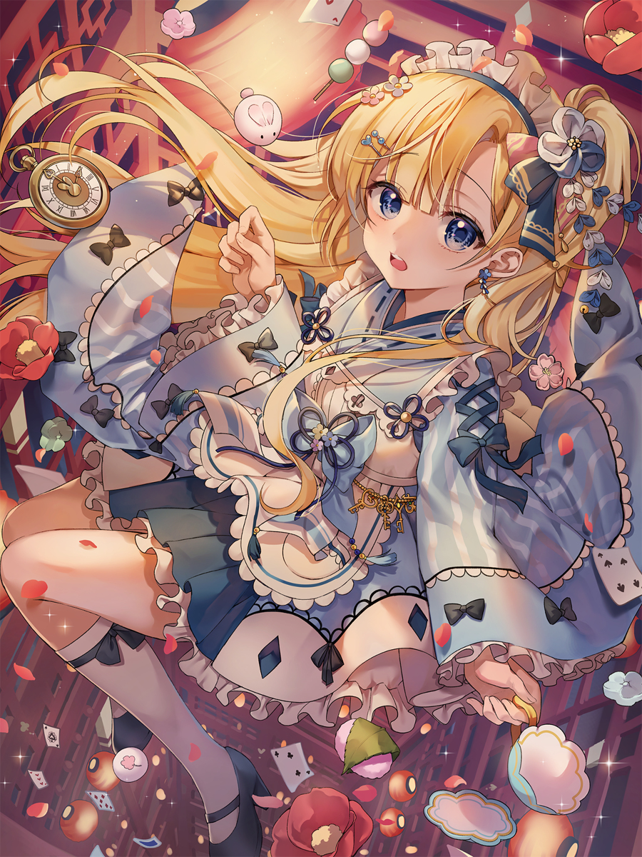 This is a pixiv picture whose title is 不思議の国のアリス.