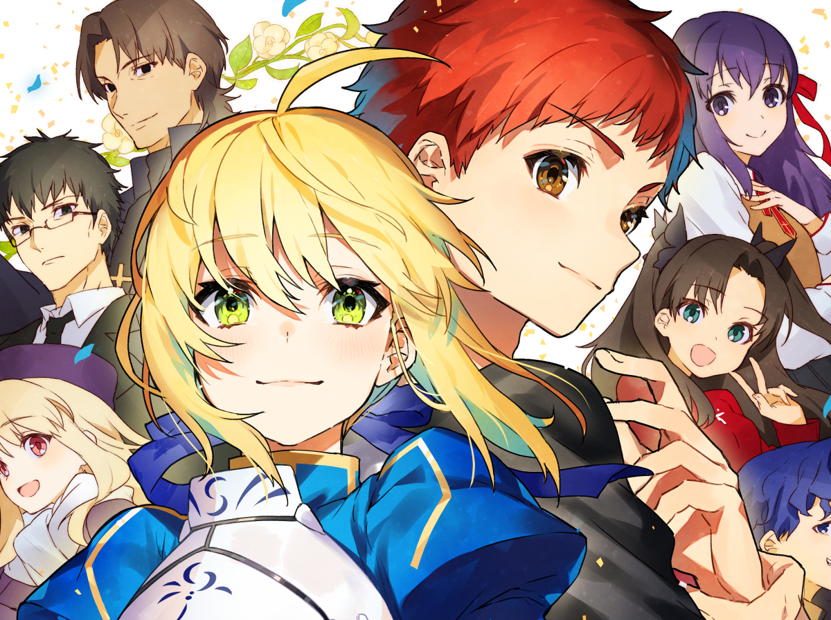 This is a pixiv picture whose title is Fate/stay night.