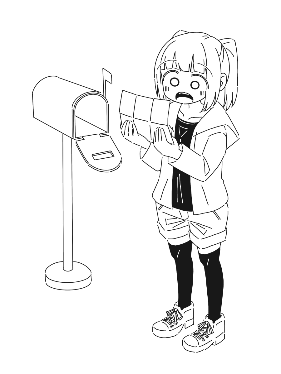 This is a pixiv picture whose title is 郵便受け.
