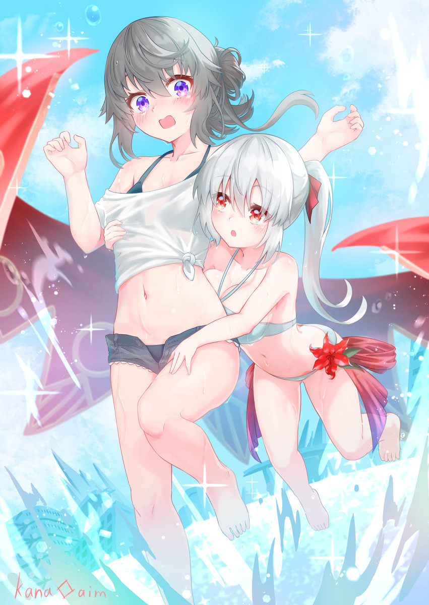 This is a pixiv picture whose title is びっくり!.