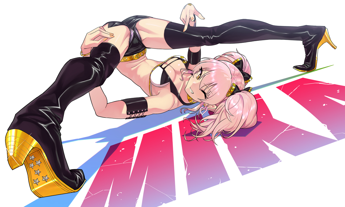 This is a pixiv picture whose title is カリスマギャル★.