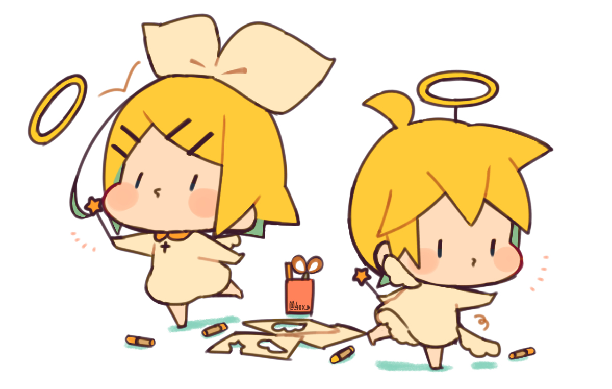 This is a pixiv picture whose title is 天使になりたいちょんみね.