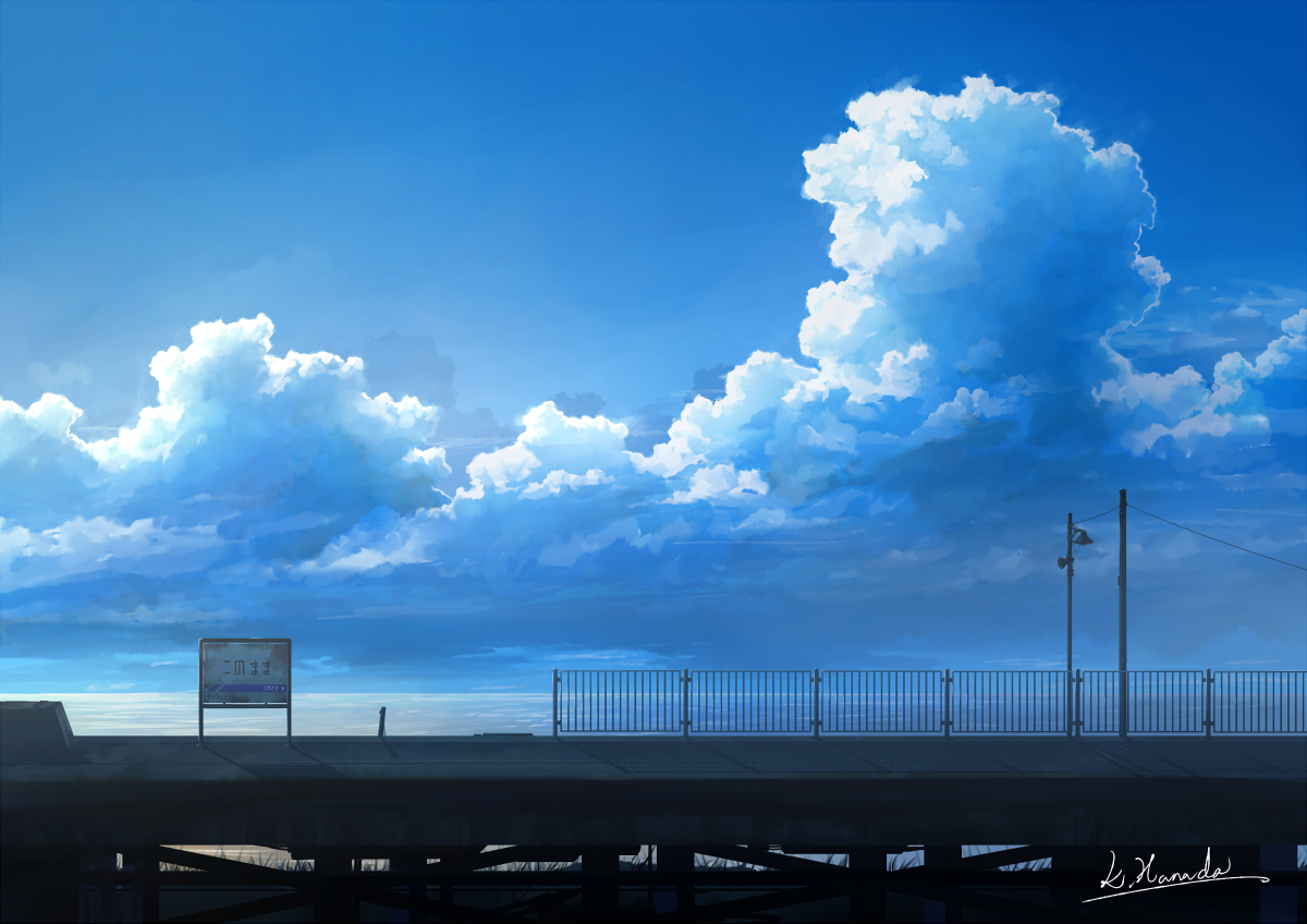 This is a pixiv picture whose title is existence.