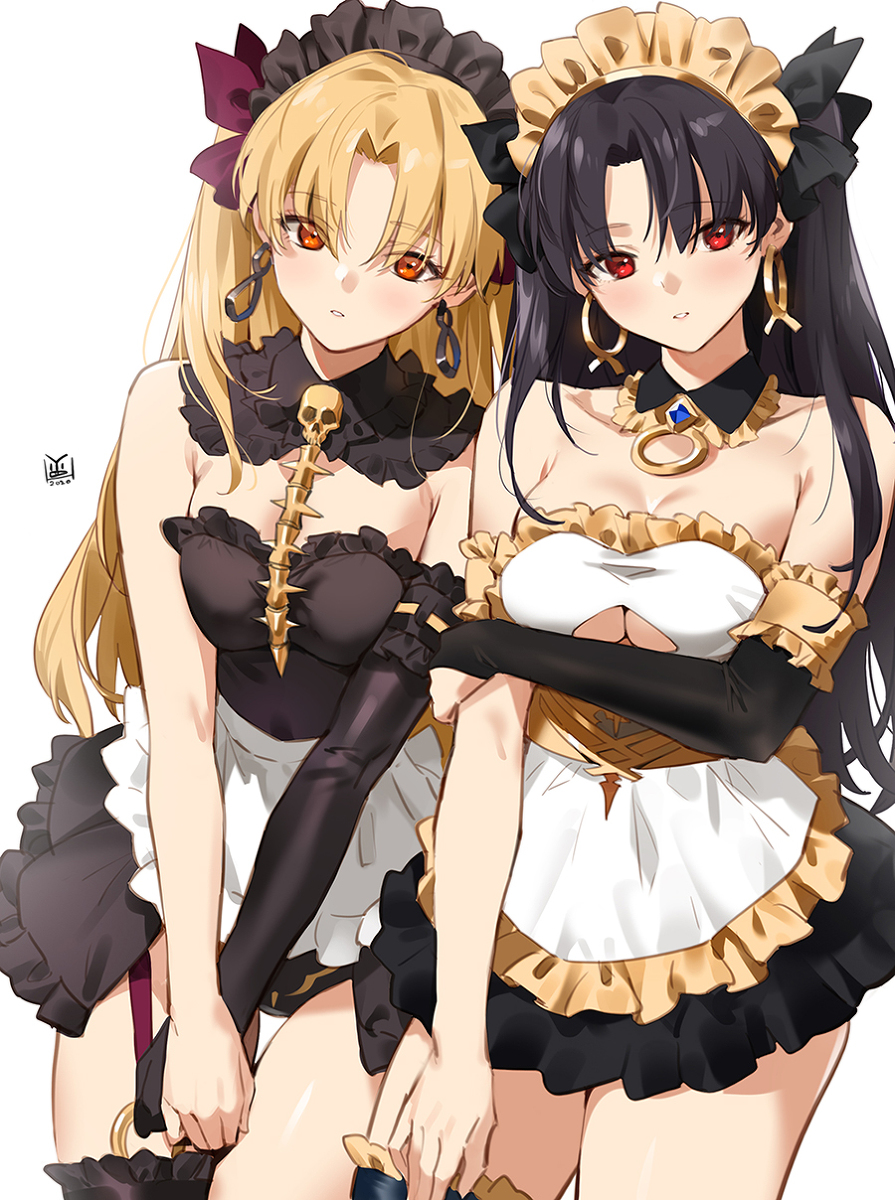 This is a pixiv picture whose title is カルデアメイド.