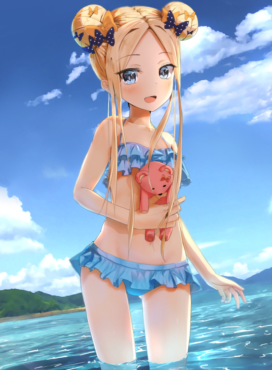 This is a pixiv picture whose title is 水着アビーちゃん.