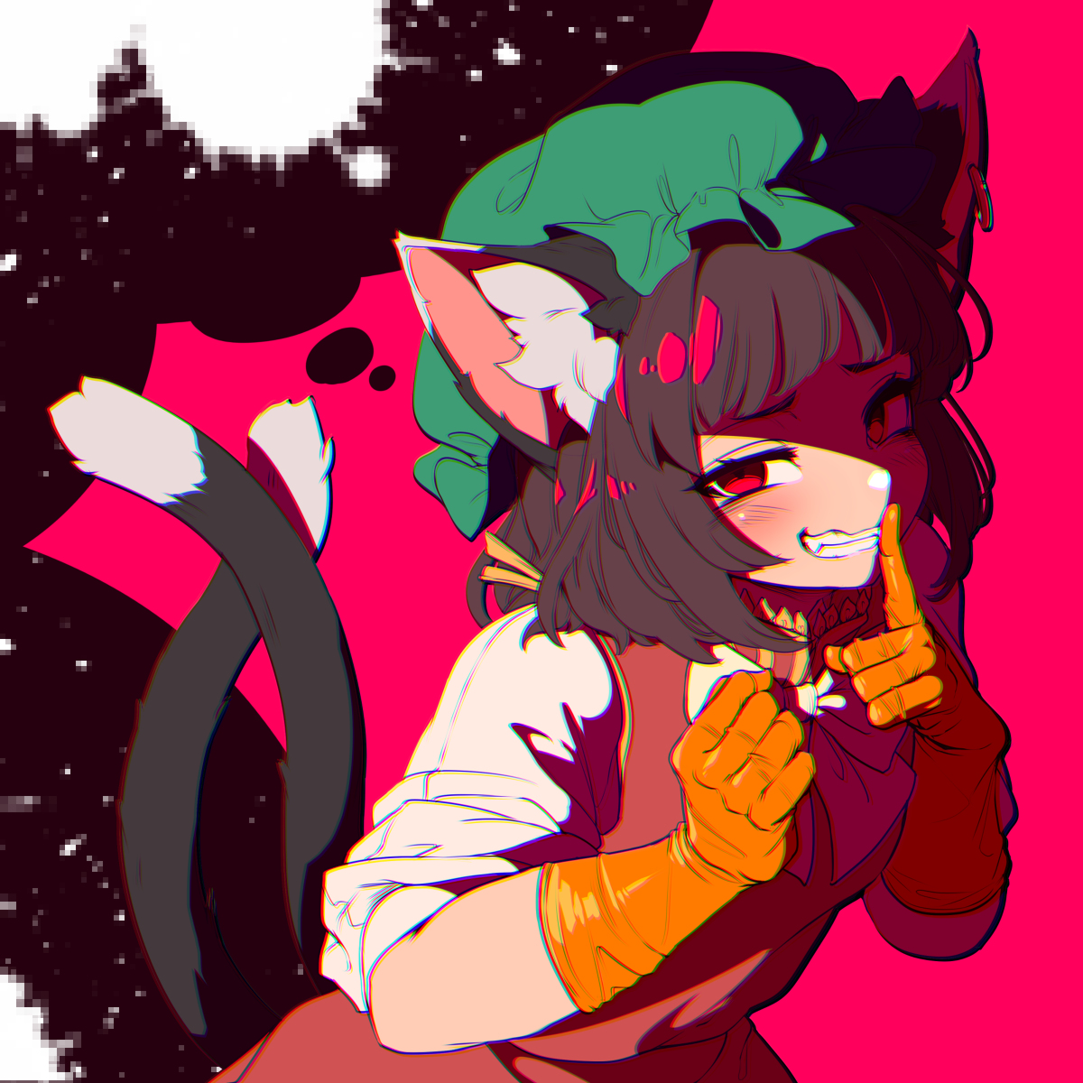 This is a pixiv picture whose title is 人を驚かす程度の能力.