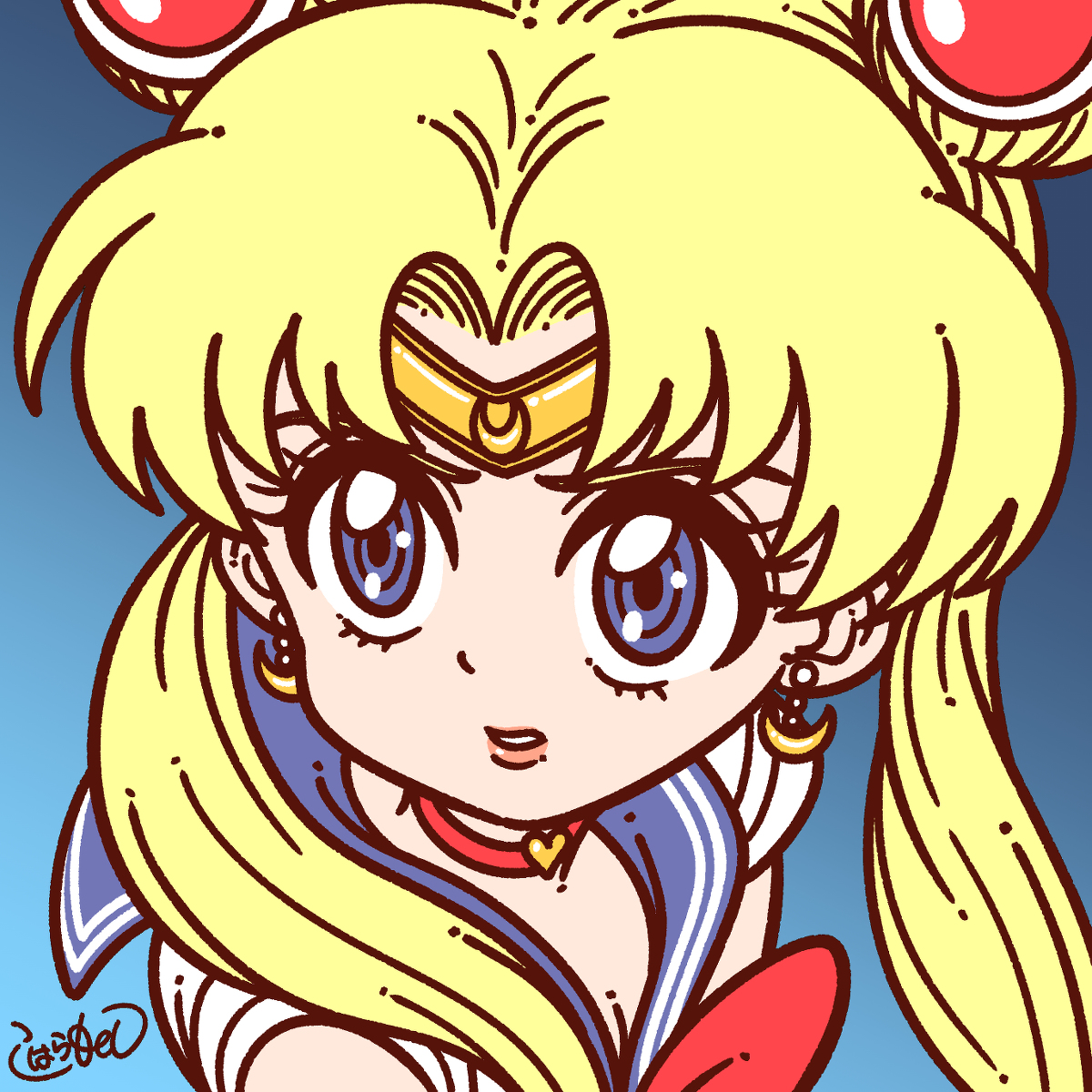 This is a pixiv picture whose title is セーラームーンチャレンジ.