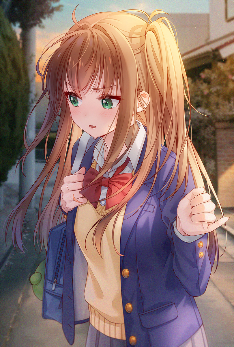This is a pixiv picture whose title is これからは注意して... 約束だぞ？バカ.