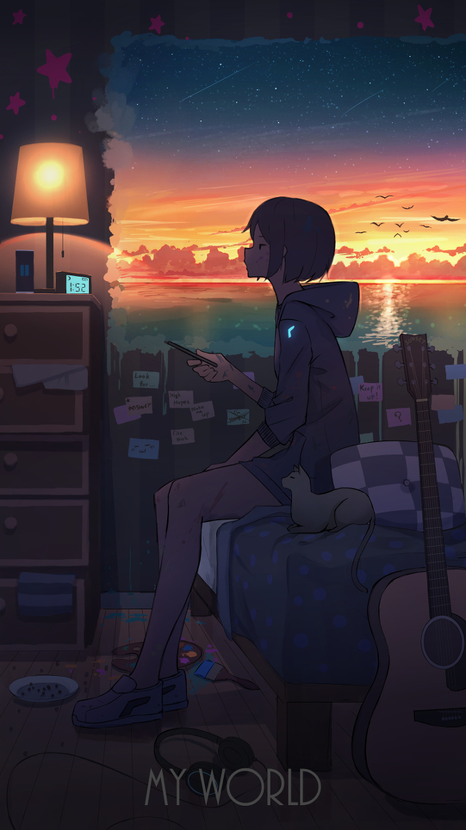 This is a pixiv picture whose title is 理想の窓.