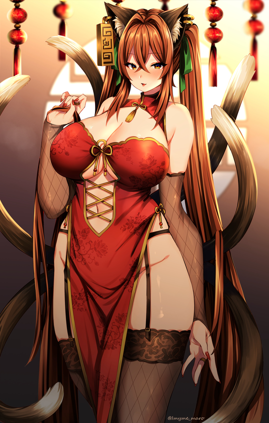This is a pixiv picture whose title is チャイナ八雲橙.