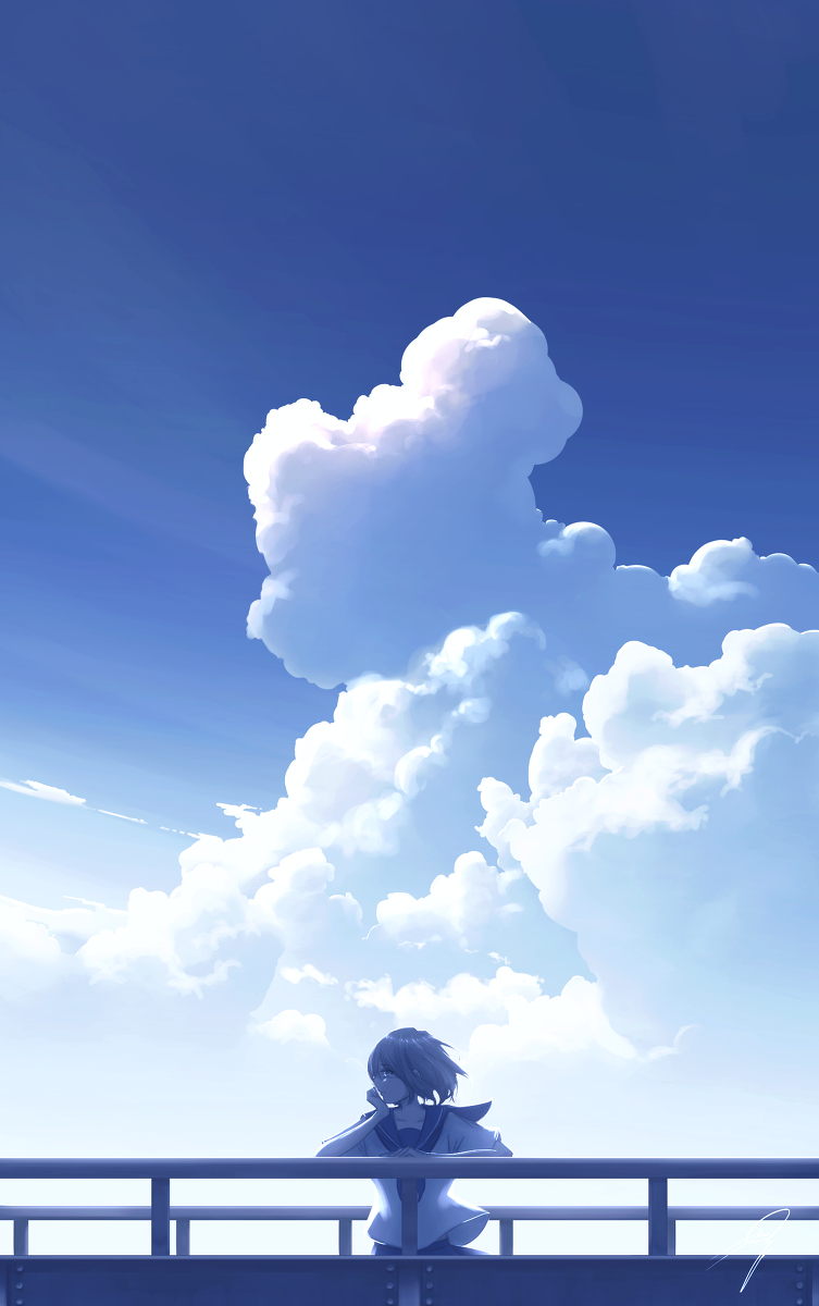 This is a pixiv picture whose title is 徒然.