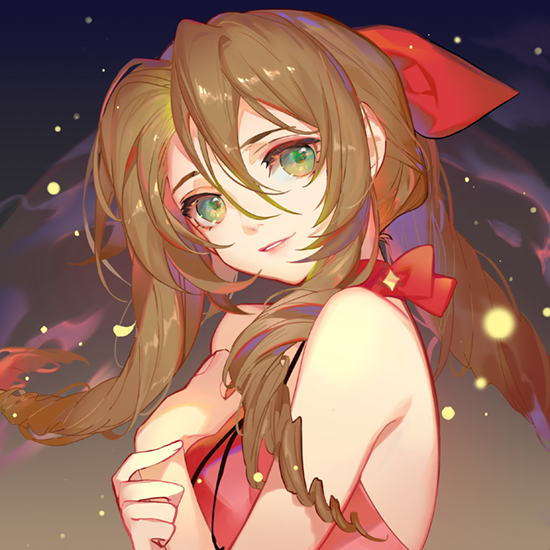 This is a pixiv picture whose title is Aerith.