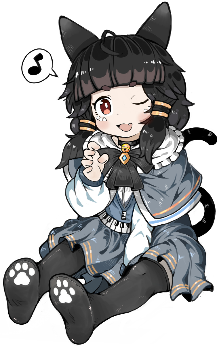 This is a pixiv picture whose title is 🐱.