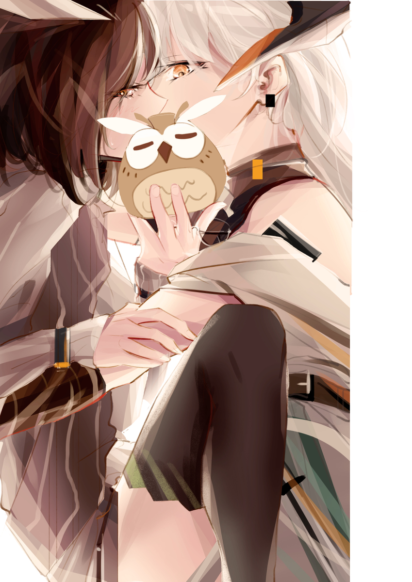 This is a pixiv picture whose title is kiss?.