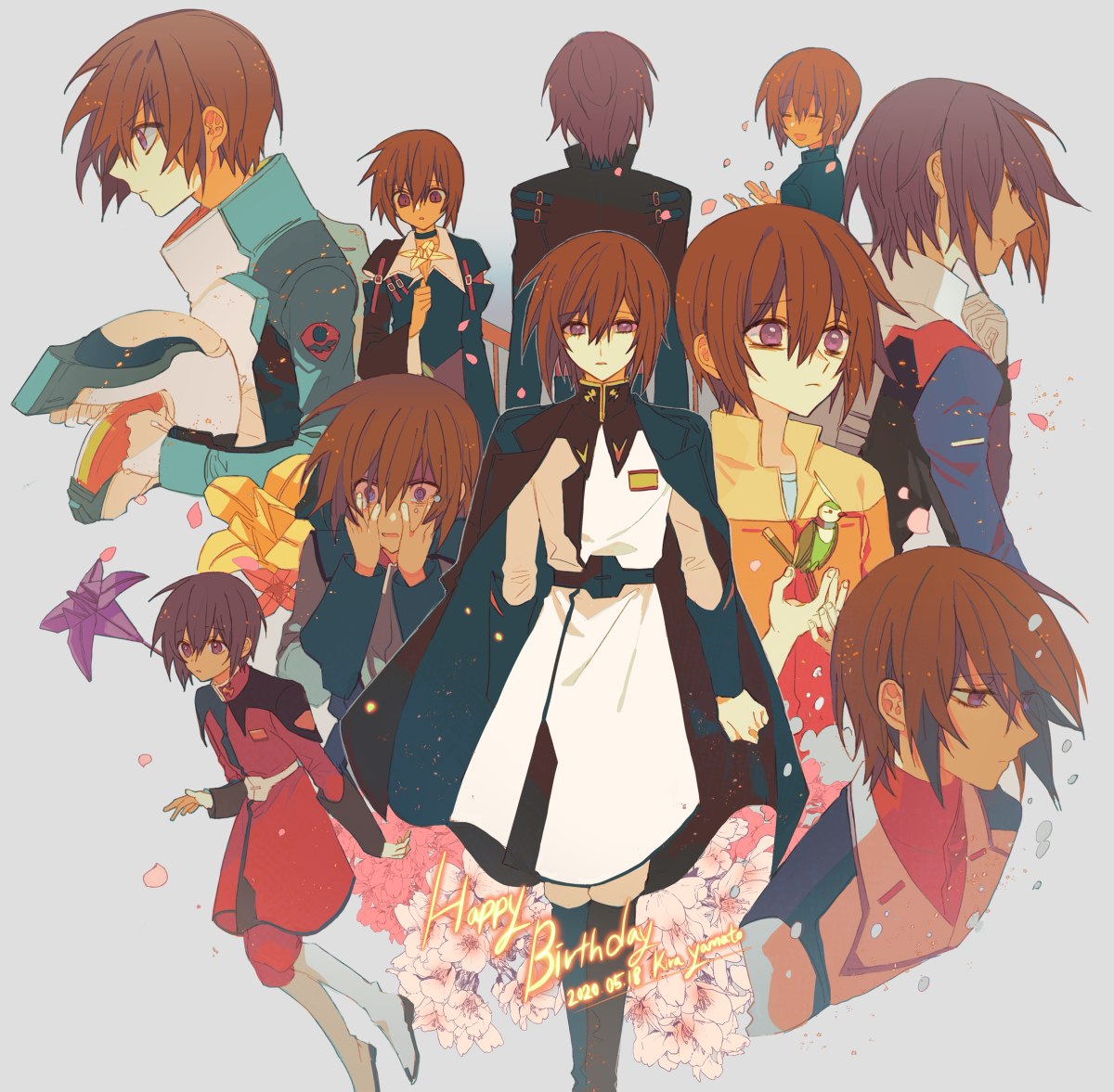 This is a pixiv picture whose title is happy birthday2020.