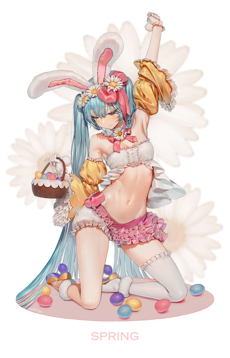 This is a pixiv picture whose title is bunny.