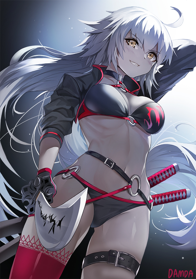 This is a pixiv picture whose title is 水着ジャンヌオルタ.