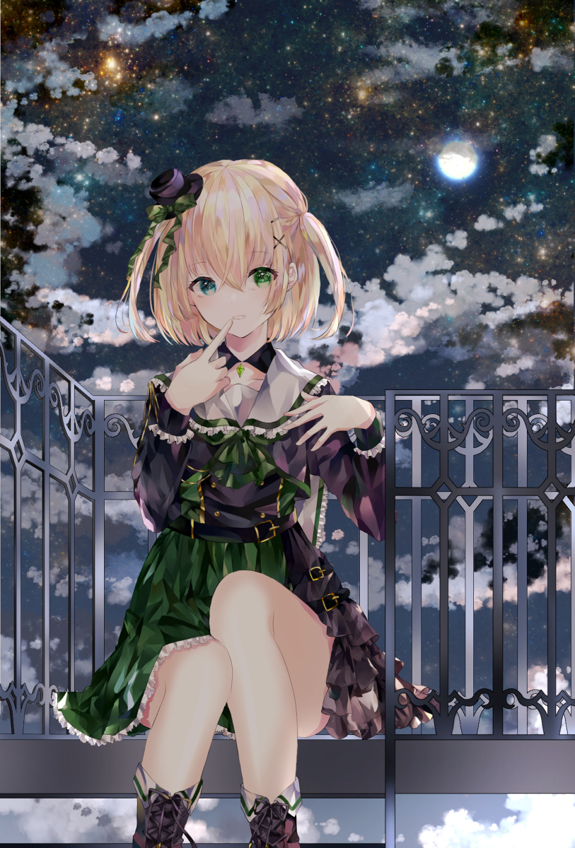This is a pixiv picture whose title is オリジナル魔法少女.
