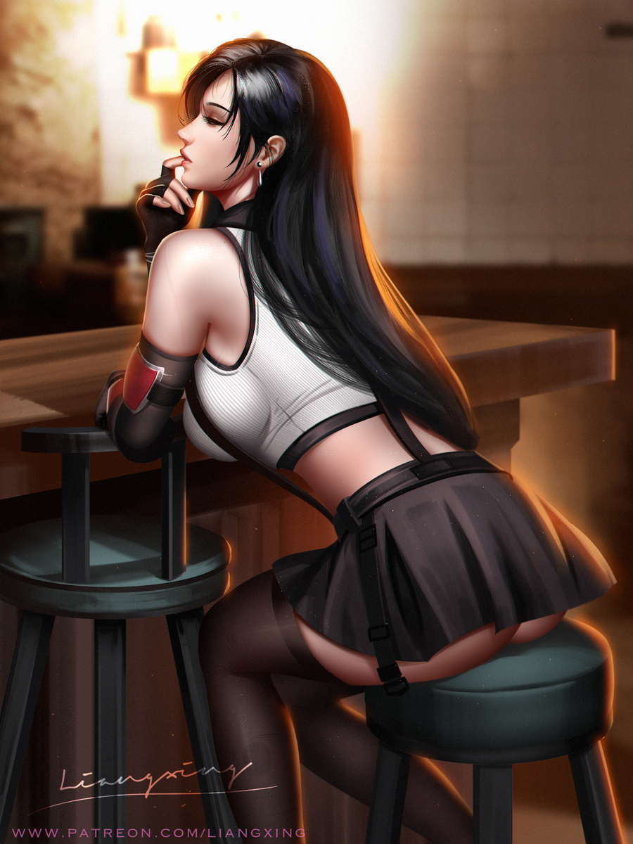 This is a pixiv picture whose title is Tifa.