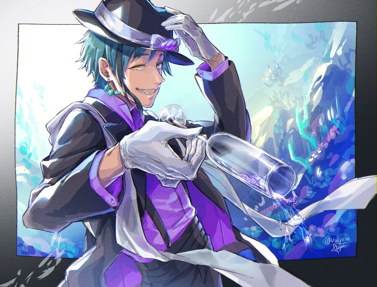 This is a pixiv picture whose title is フロイド.
