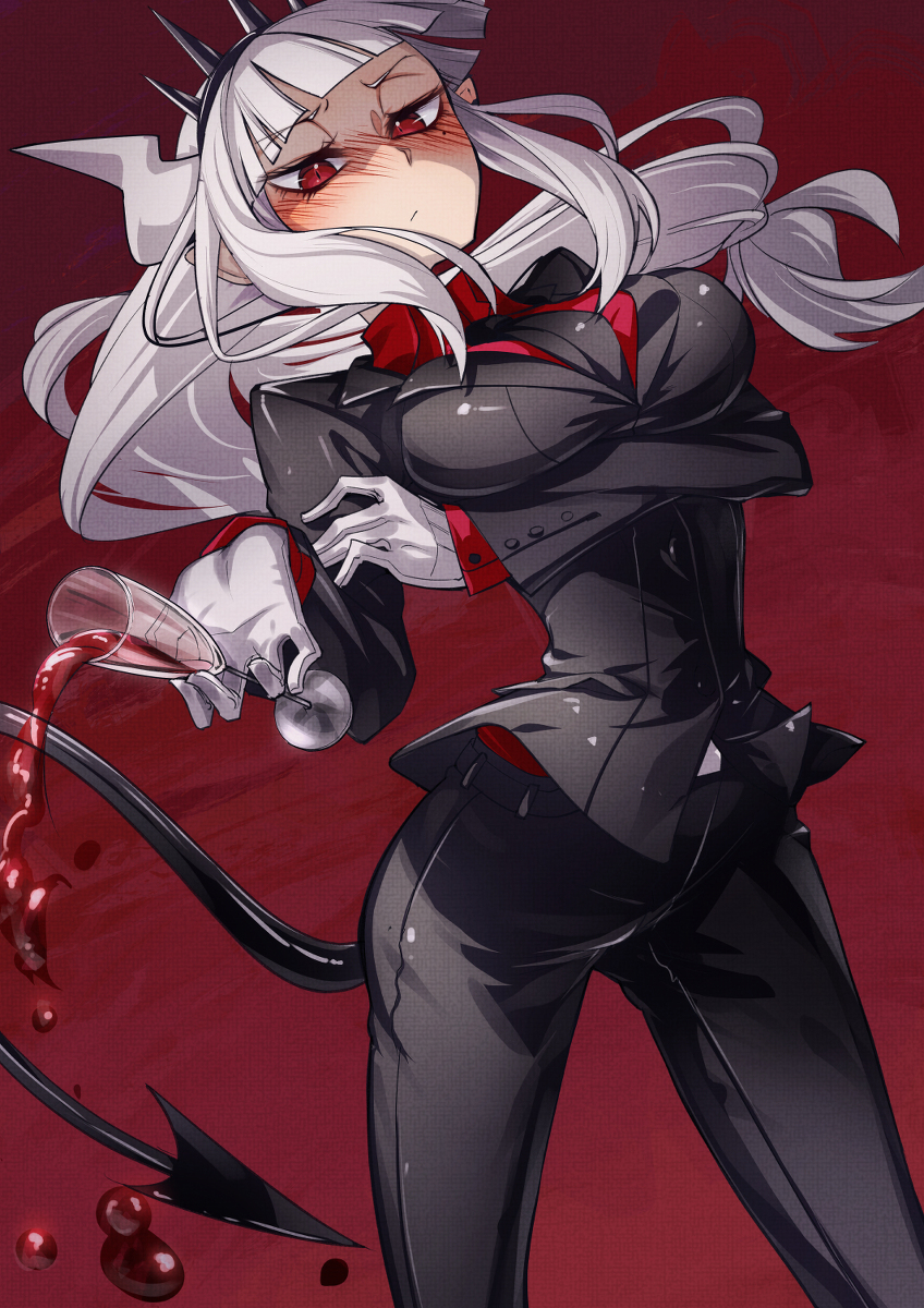 This is a pixiv picture whose title is ポンコツ地獄CEO.