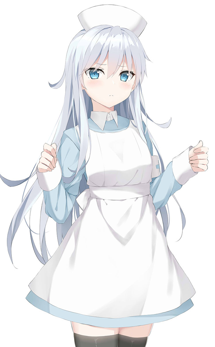 This is a pixiv picture whose title is ナース服響ちゃん.
