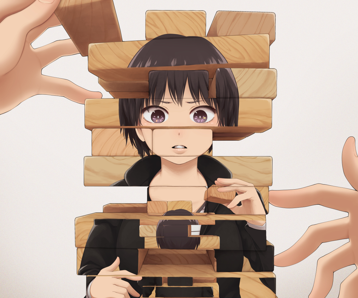This is a pixiv picture whose title is 質量保存の法則.