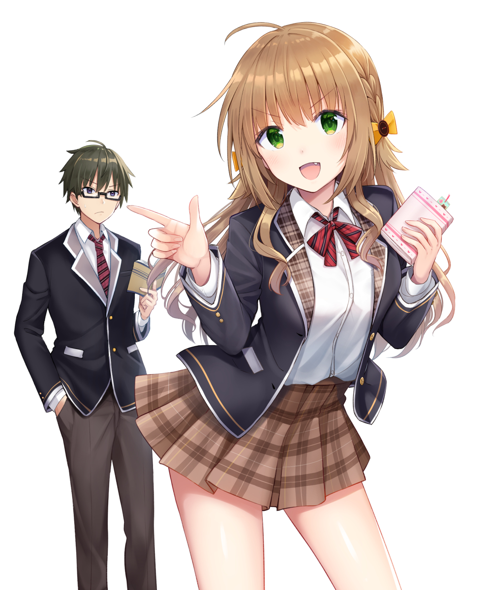 This is a pixiv picture whose title is 『ラブコメ文芸部』と美少女問題児たちとボッチな俺.