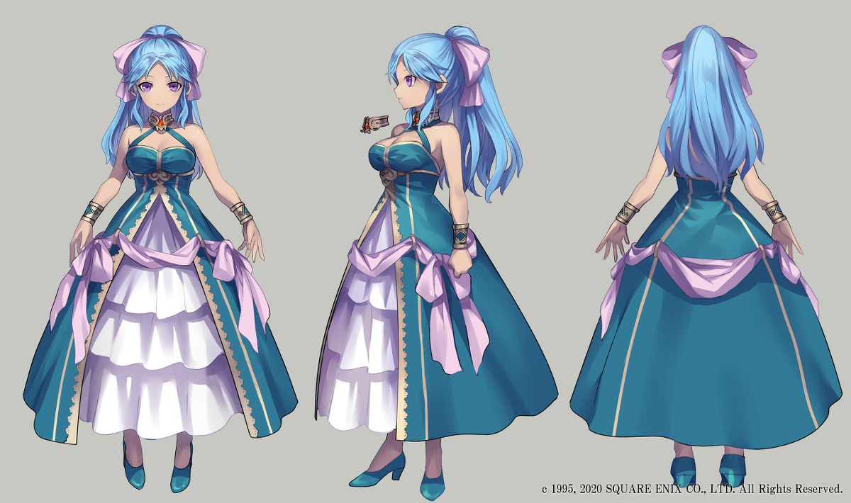 This is a pixiv picture whose title is 【 聖剣伝説3 TRIALS of MANA 】設定画.
