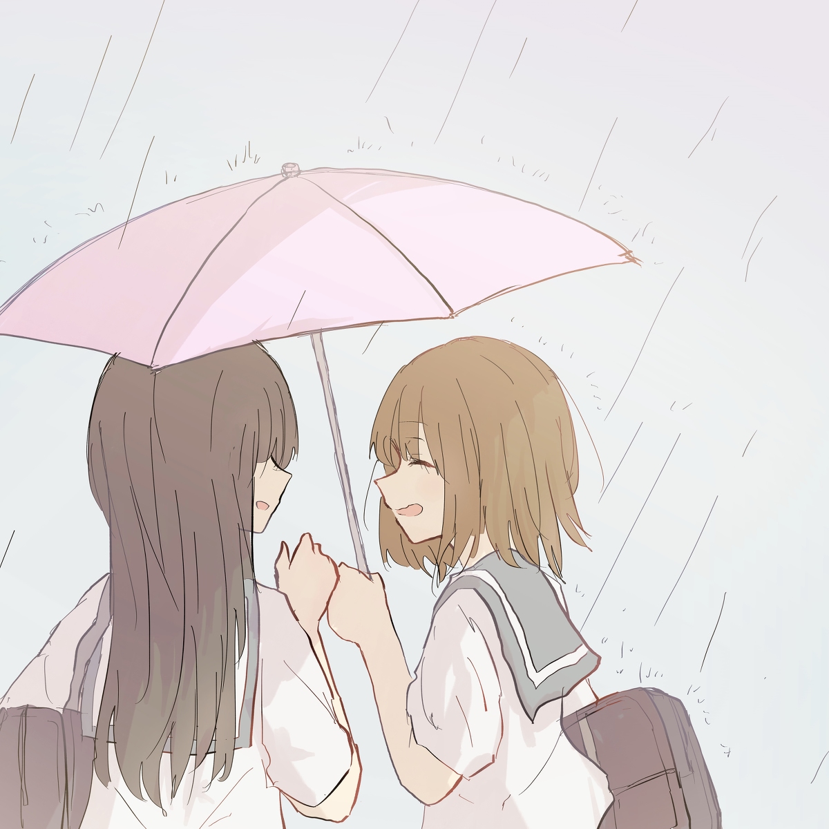 This is a pixiv picture whose title is 幸せな嘘.