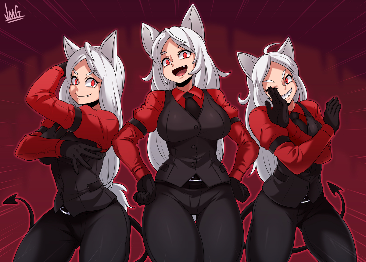 This is a pixiv picture whose title is Cerberus.