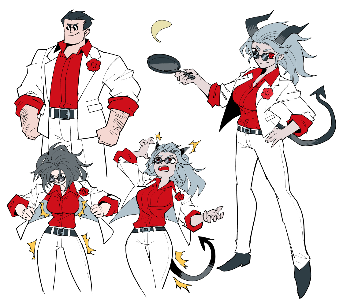 This is a pixiv picture whose title is Demonization.