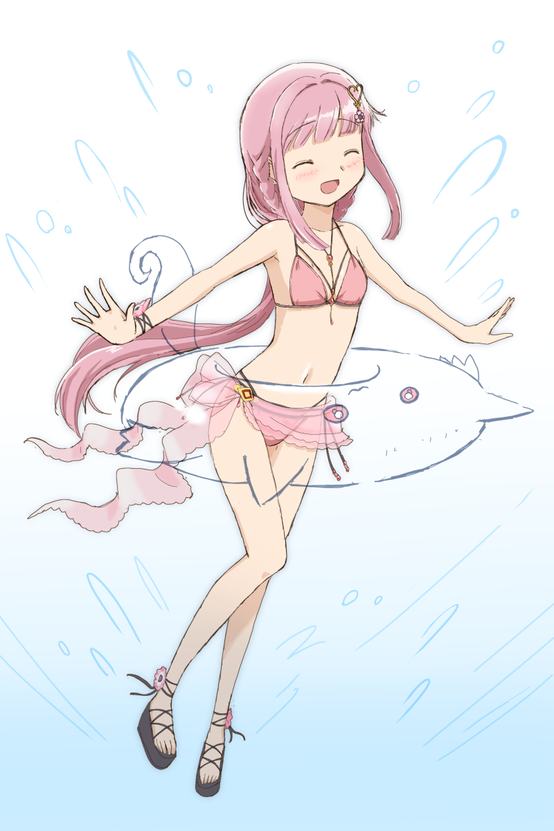 This is a pixiv picture whose title is 水着いろは.