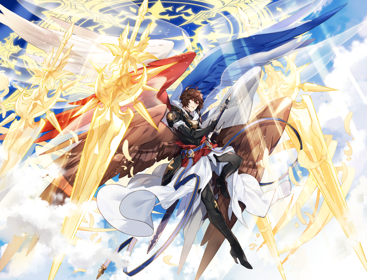 This is a pixiv picture whose title is VS天司長フォン.