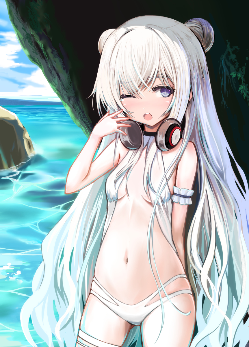 This is a pixiv picture whose title is 水着ル・マラン.