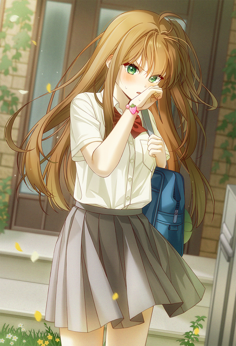 This is a pixiv picture whose title is -夏服移行期間-.
